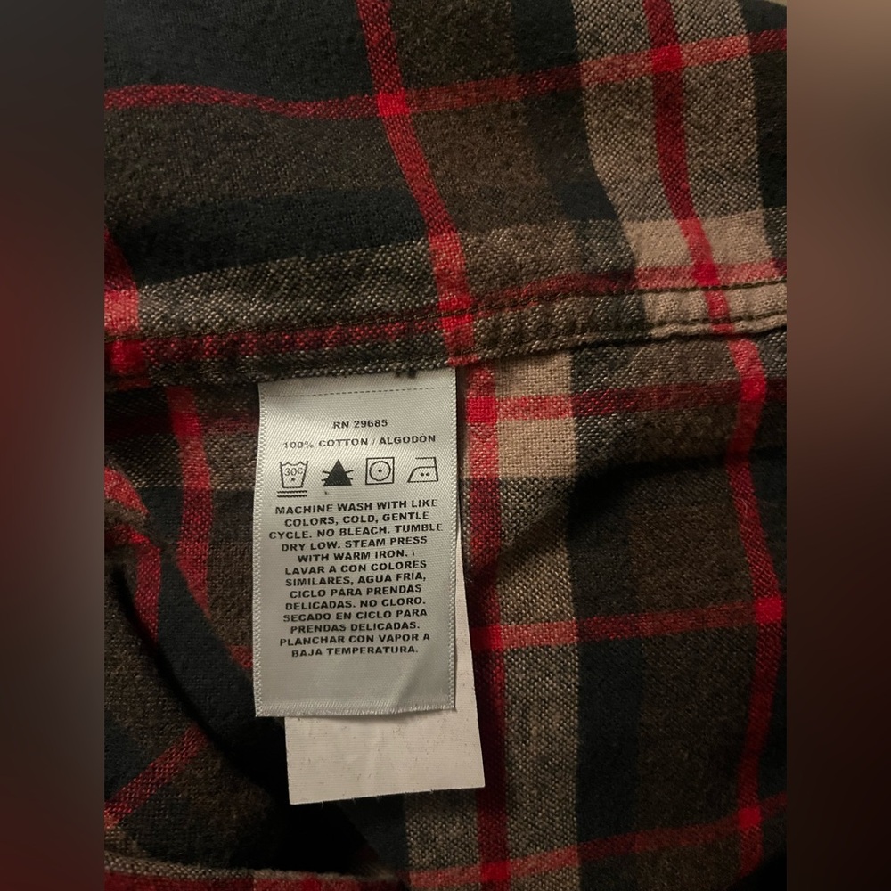 Pendleton 100% Soft Cotton Button Down Long Sleev… - image 4